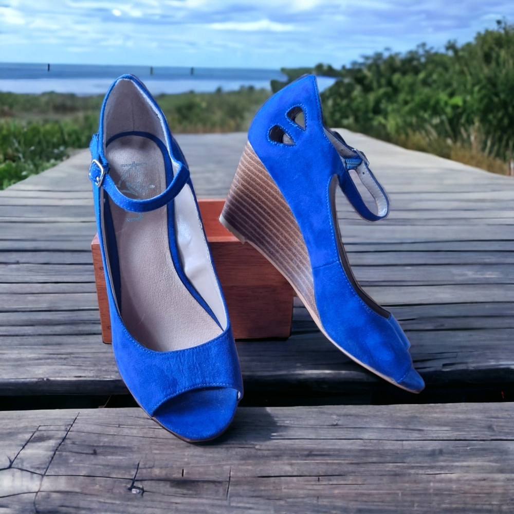 K&M Open Toe Wedge Sandles